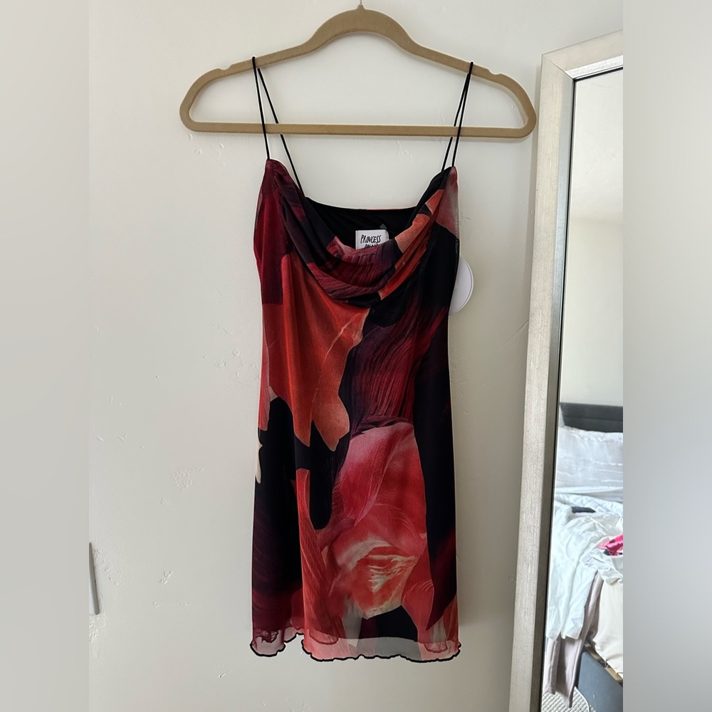 Princess polly flower mini dress